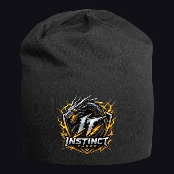 Instinct Three New Logo auf Jersey-Beanie