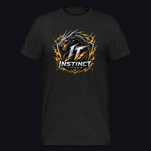 Instinct Three New Logo auf Männer Gildan Heavy T-Shirt