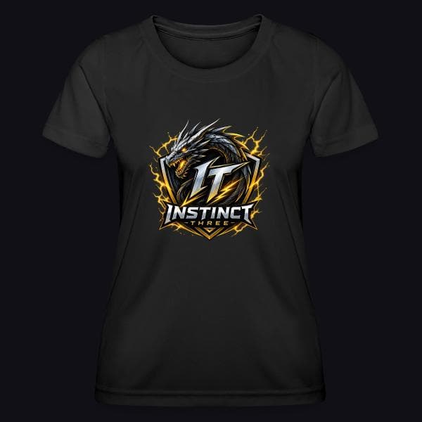 Instinct Three New Logo auf Frauen Funktions-T-Shirt