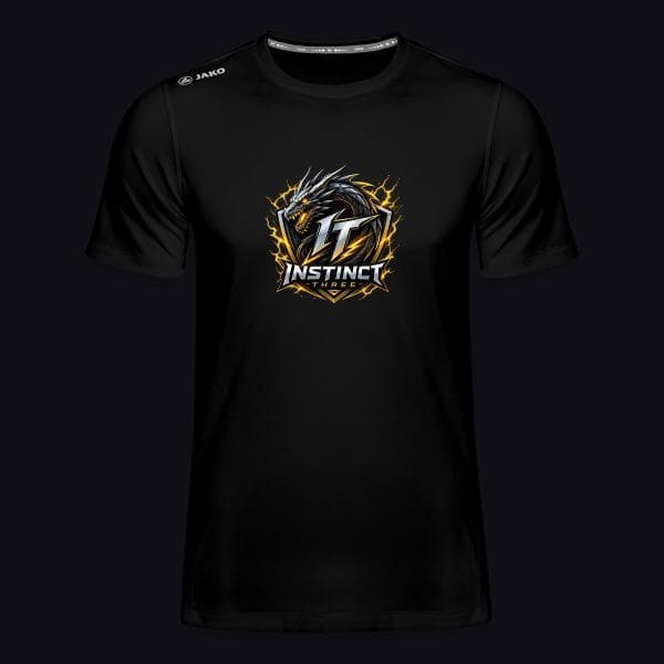 Instinct Three New Logo auf JAKO Männer T-Shirt Run 2.0