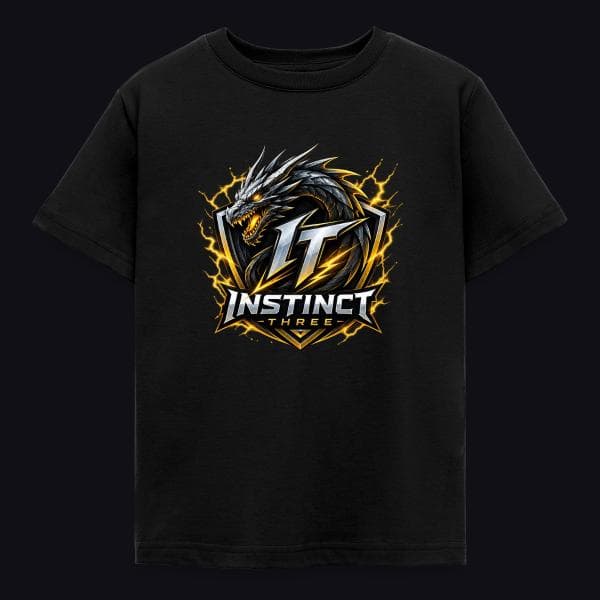 Instinct Three New Logo auf Kinder T-Shirt