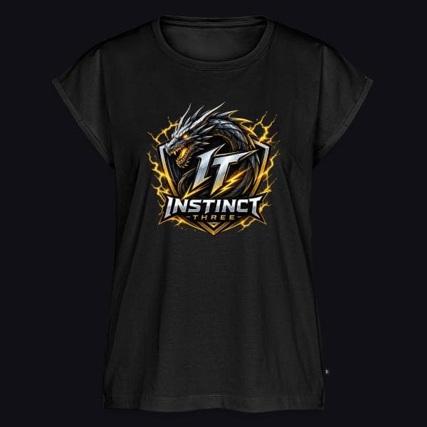 Instinct Three New Logo auf Frauen Premium Bio Top